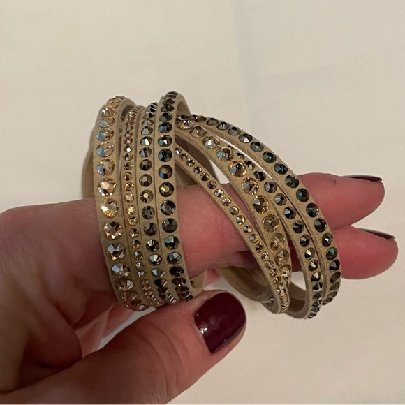 Swarovski Double Wrap Bracelet-Includes certificate of authenticity - Picture 1 of 7